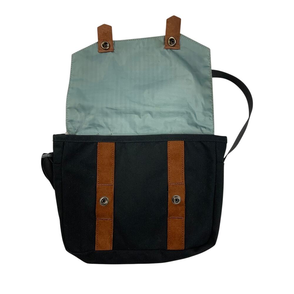 Cotopaxi Crossbody Black Canvas Leather Trim Adjustable Strap Travel Gorpcore - Picture 3 of 6